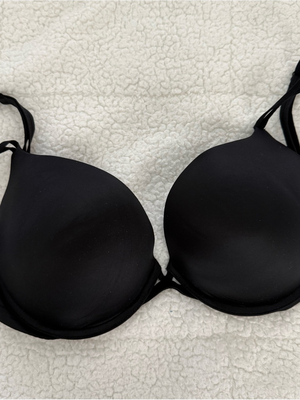 Victoria's Secret Black Smooth Push-Up Bra